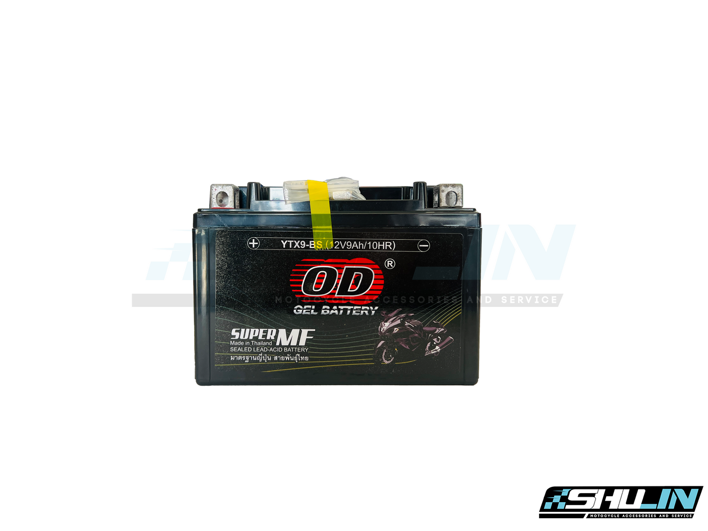 แบตเตอรี่แห้ง OD YTX9-BS (12V9Ah) STEEP, SUPER 4, CBR400,BANDIT